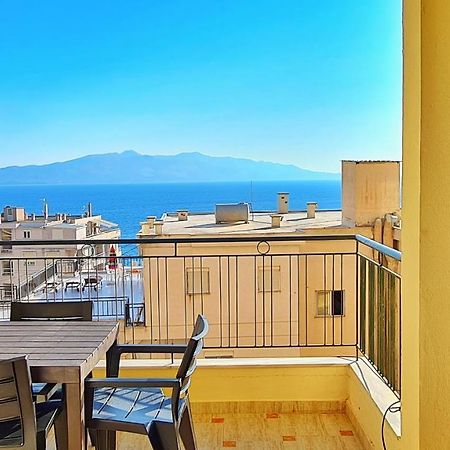 Colorful Sea View Apartment Sarandë Eksteriør bilde